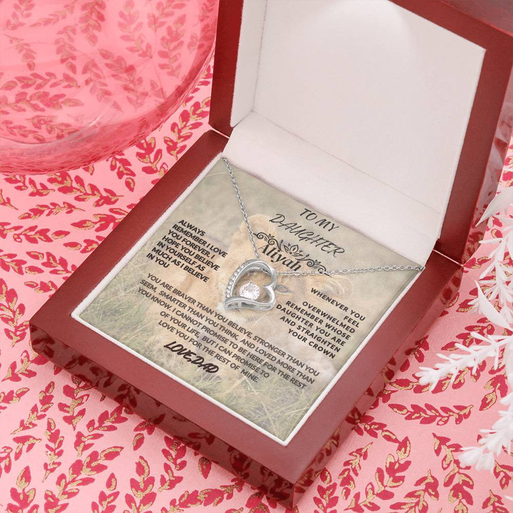 To My Daughter- Forever Love Necklace