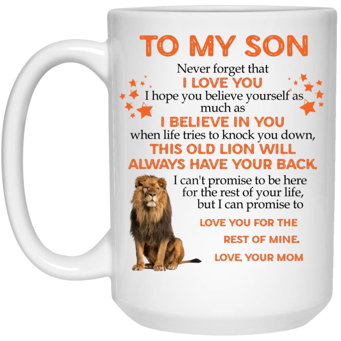 Son Mugs MY SON I LOVE YOU LION MUG