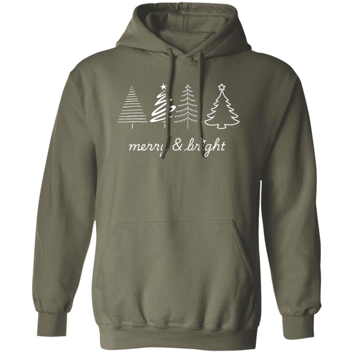 MERRY & BRIGHT PULLOVER HOODIE UNISEX