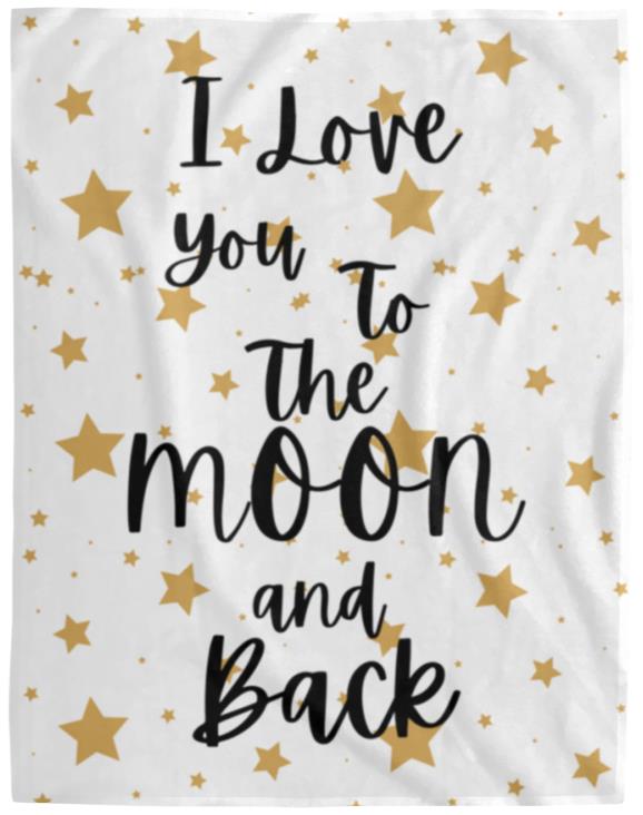I Love You - Cozy Plush Fleece Blanket - 60x80