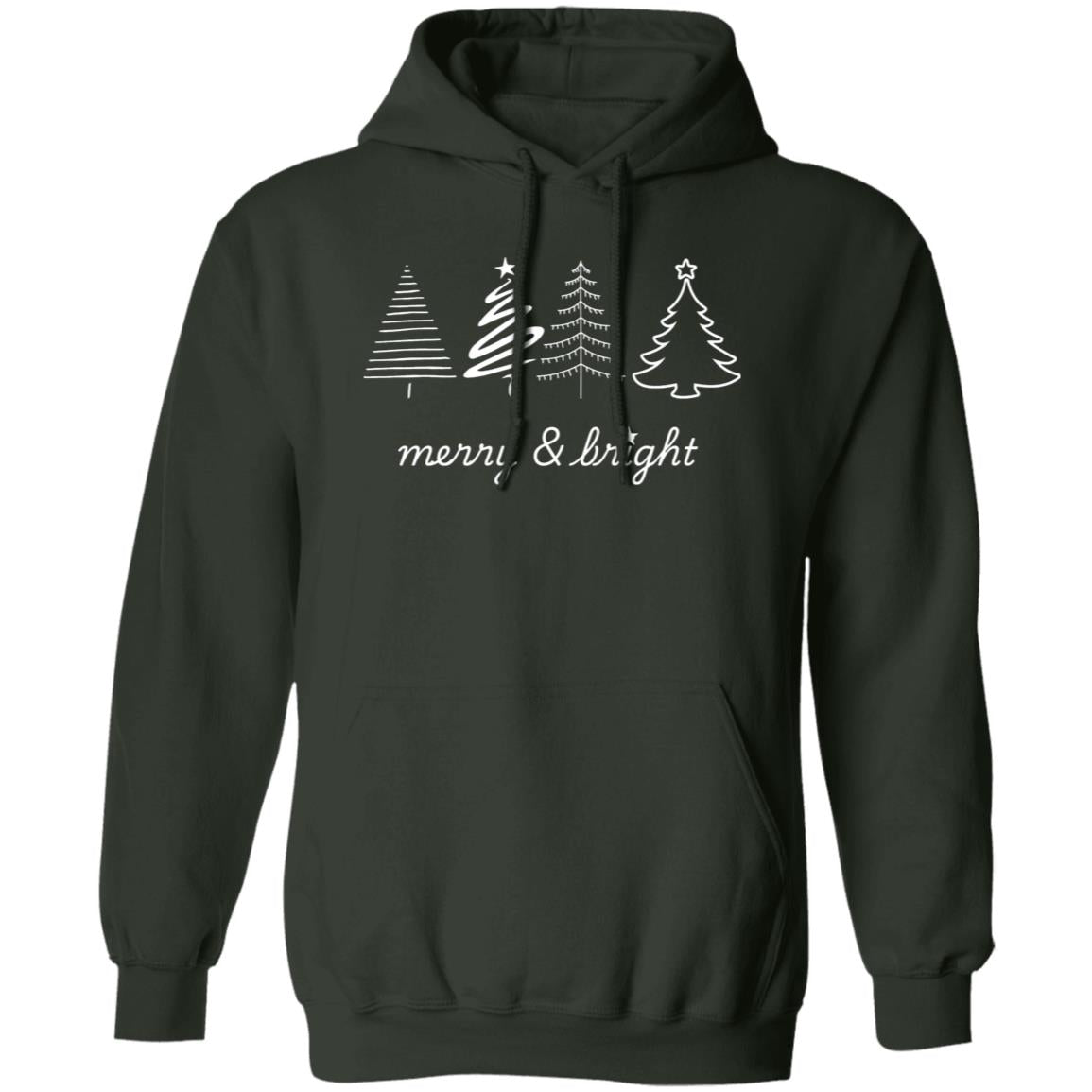 MERRY & BRIGHT PULLOVER HOODIE UNISEX