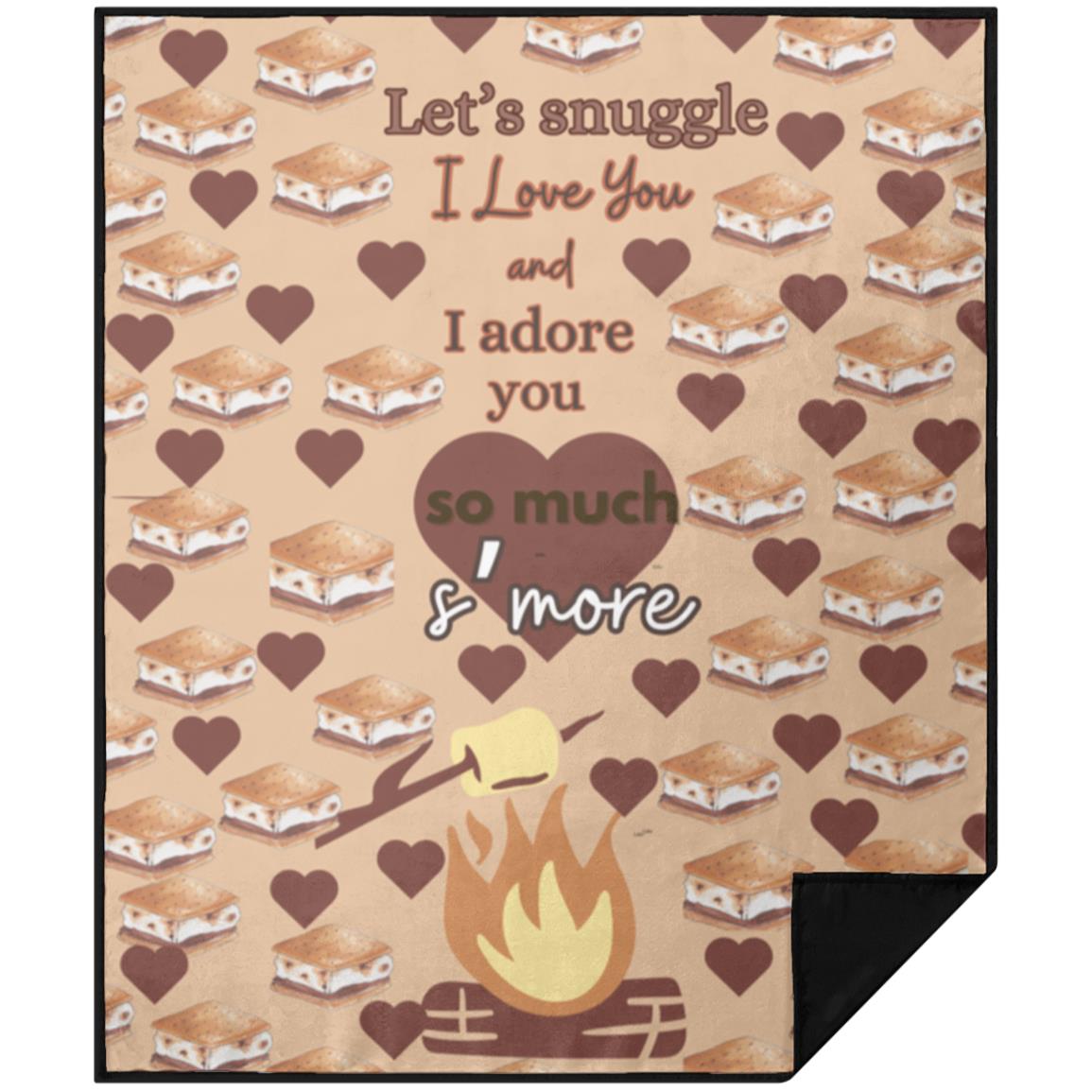 I Love you so much S'more ) PBM Premium Picnic Blanket 50x60