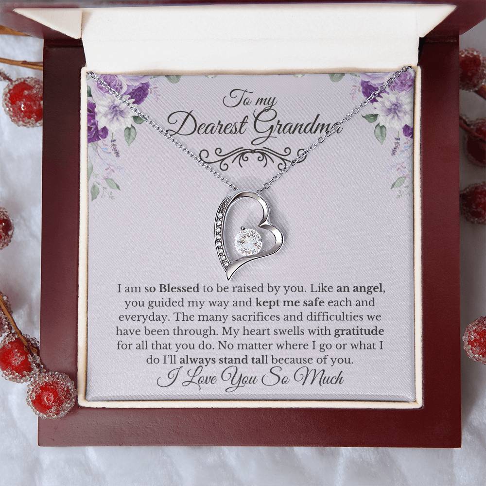 To My Dearest Grandma-Thank You | Forever Necklace