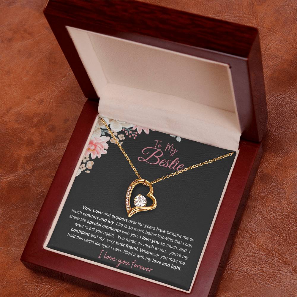 To My Bestie- Forever Necklace