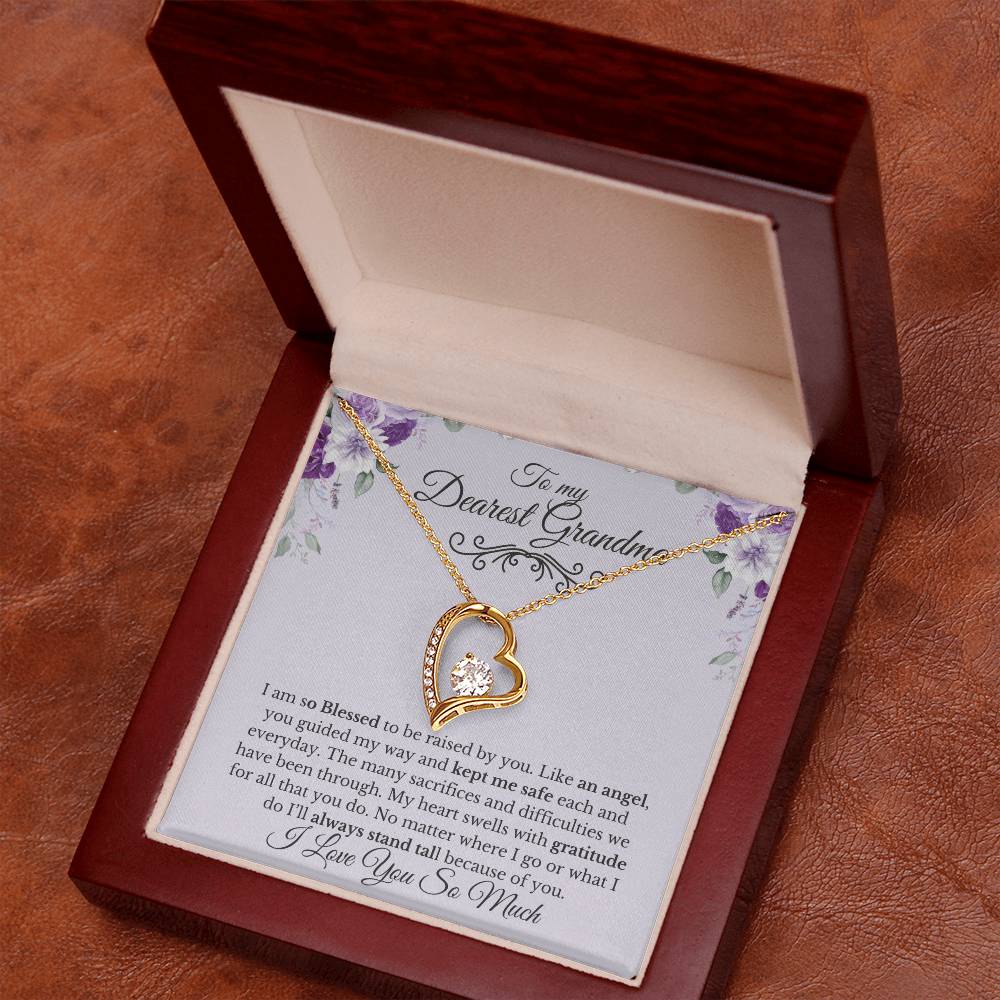 To My Dearest Grandma-Thank You | Forever Necklace
