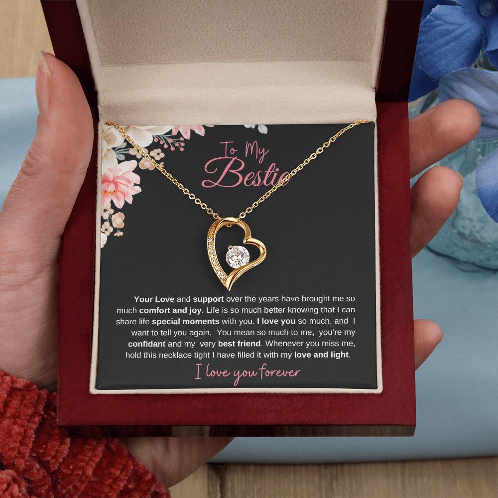 To My Bestie- Forever Necklace