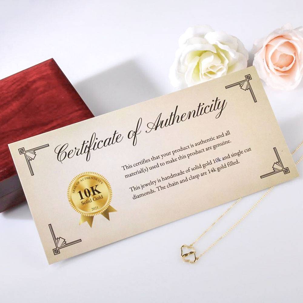 To My Beautiful Daughter: 10 Carat Everlasting Love Necklace