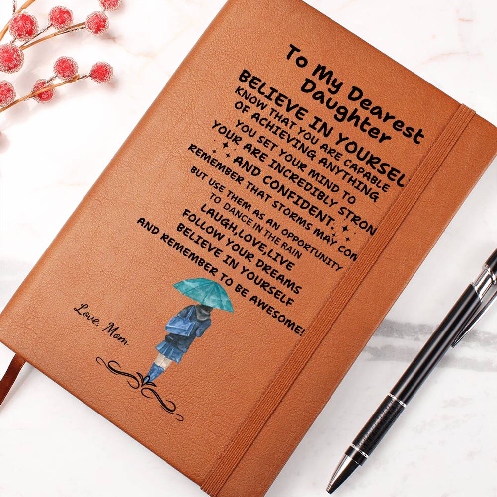 DANCE IN THE RAIN| DAUGHTER'S LEATHER JOURNAL