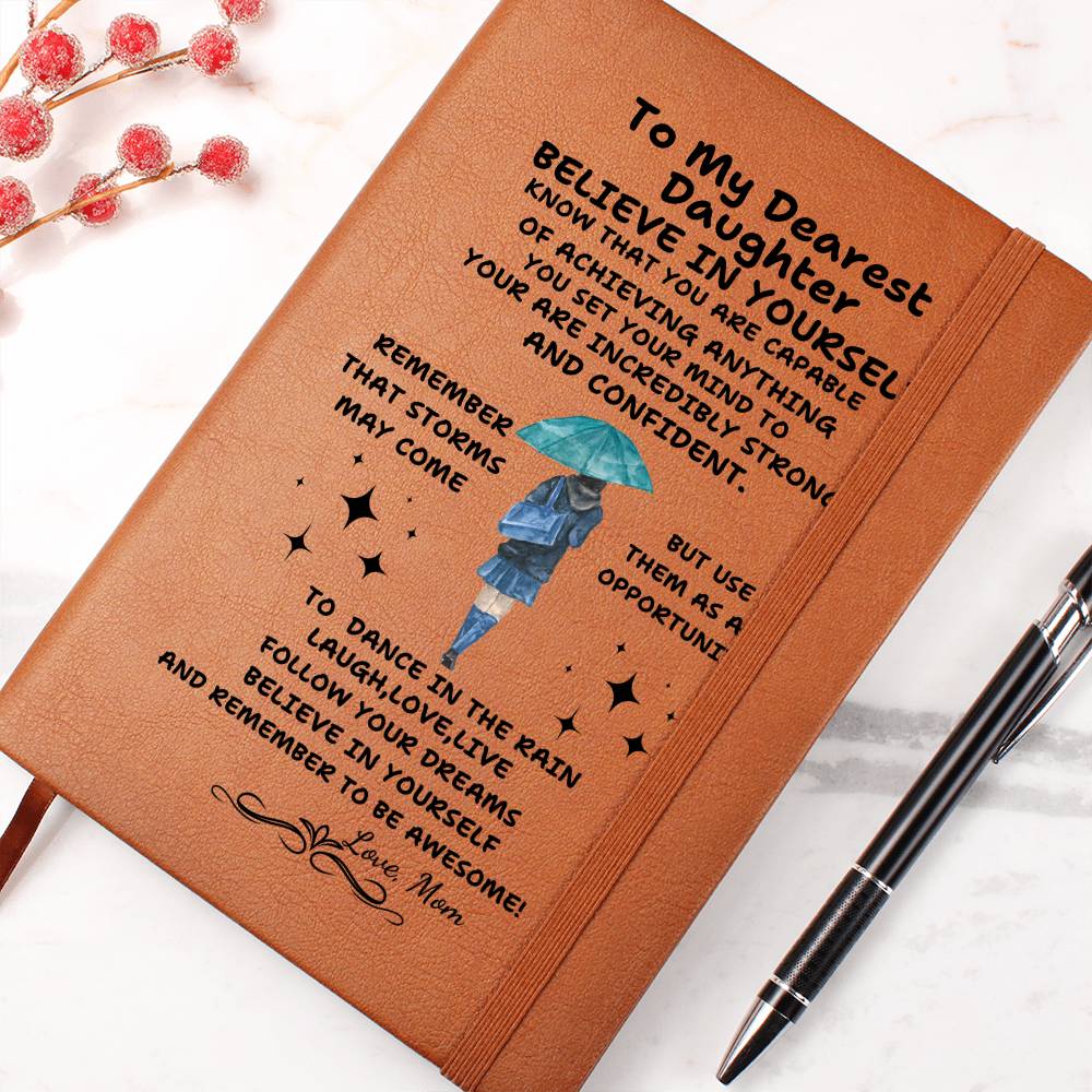 Dance In The Rain |Leather Journal