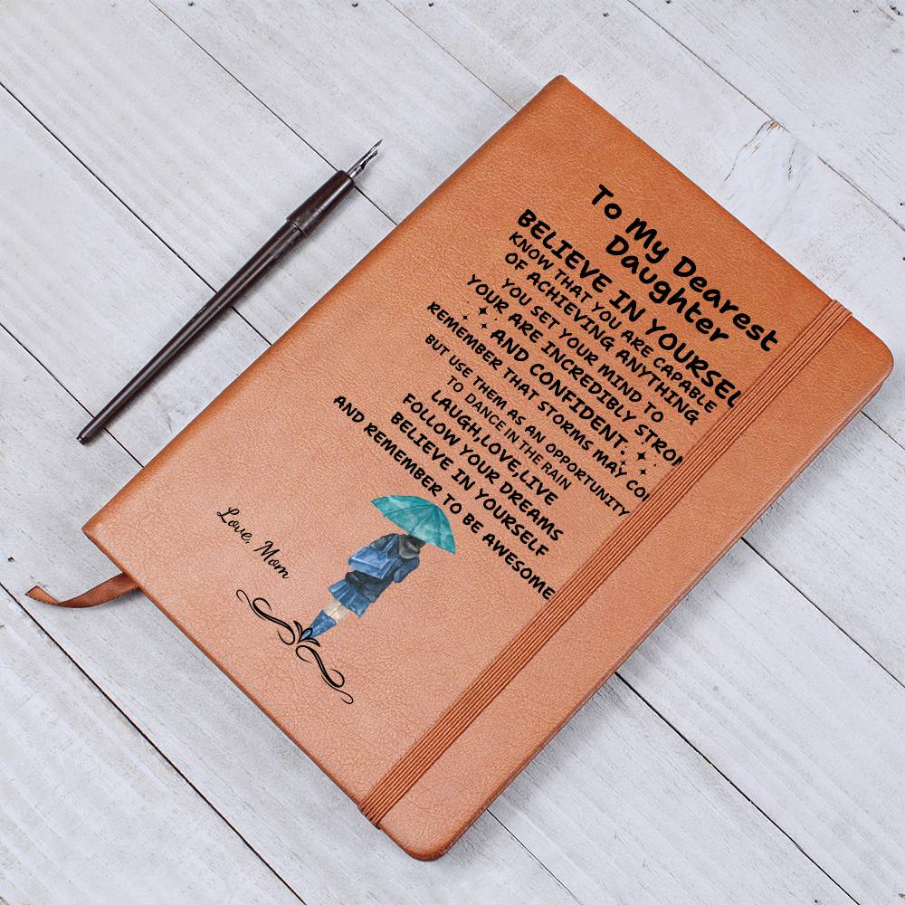 DANCE IN THE RAIN| DAUGHTER'S LEATHER JOURNAL