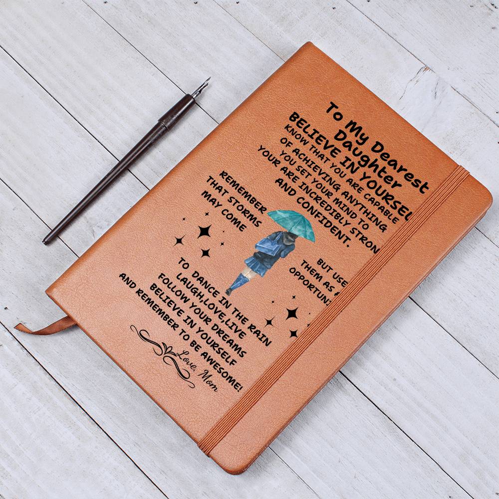 Dance In The Rain |Leather Journal