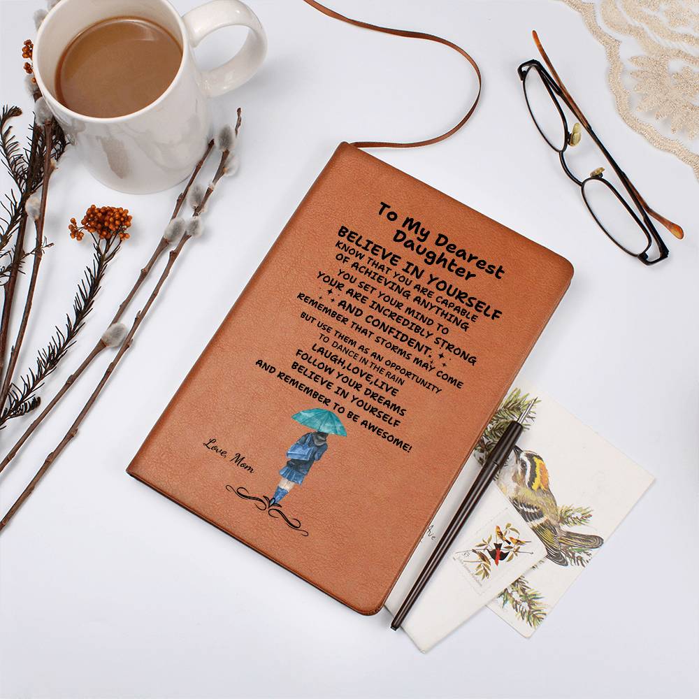DANCE IN THE RAIN| DAUGHTER'S LEATHER JOURNAL