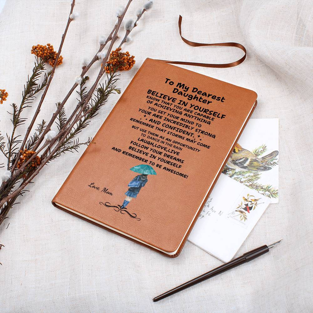 DANCE IN THE RAIN| DAUGHTER'S LEATHER JOURNAL