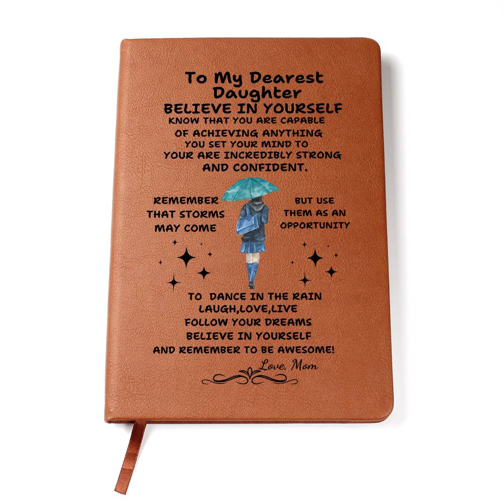 Dance In The Rain |Leather Journal