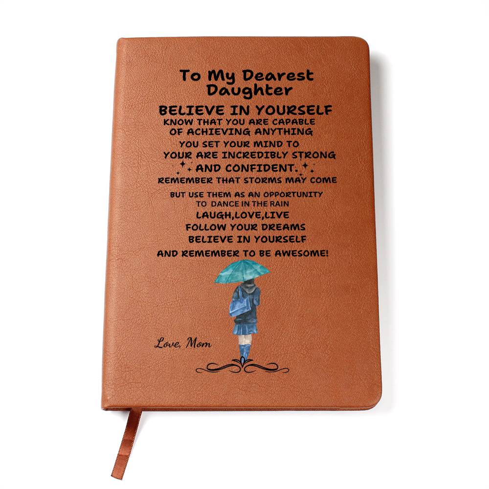 DANCE IN THE RAIN| DAUGHTER'S LEATHER JOURNAL