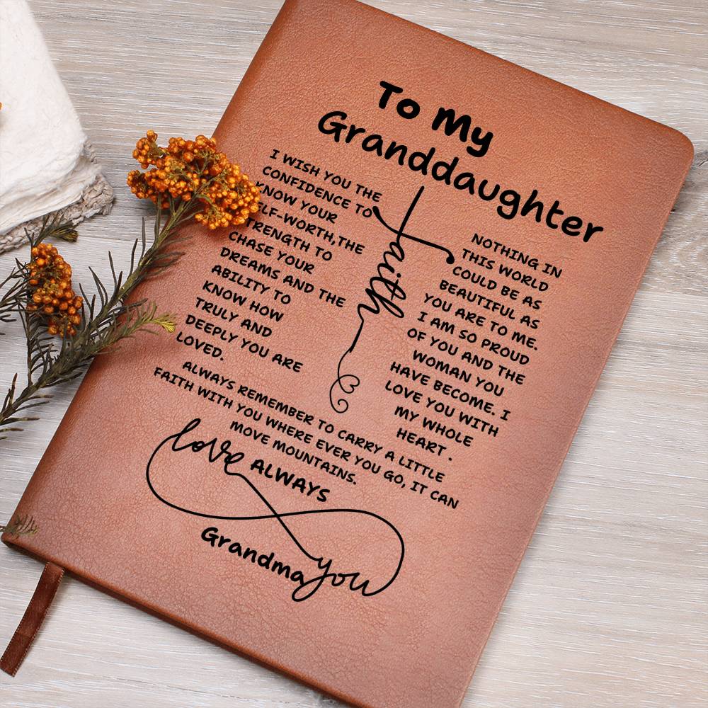 GRANDDAUGHTER CHASE YOUR DREAMS JOURNAL