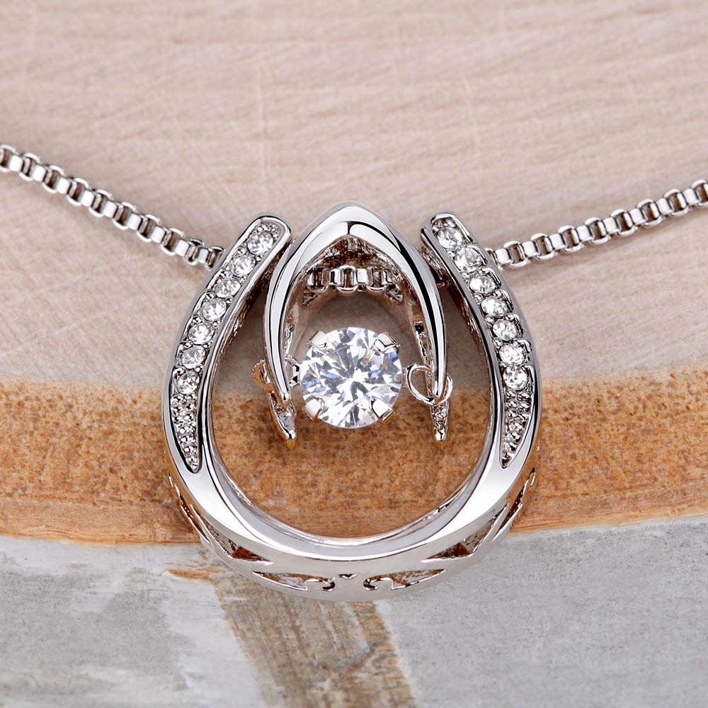 My Lovely Bonus Daughter-Lucky In Love Necklace