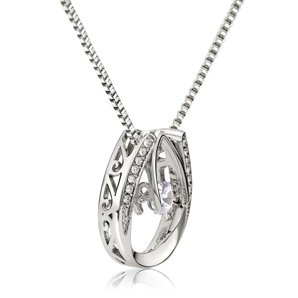 My Lovely Bonus Daughter-Lucky In Love Necklace