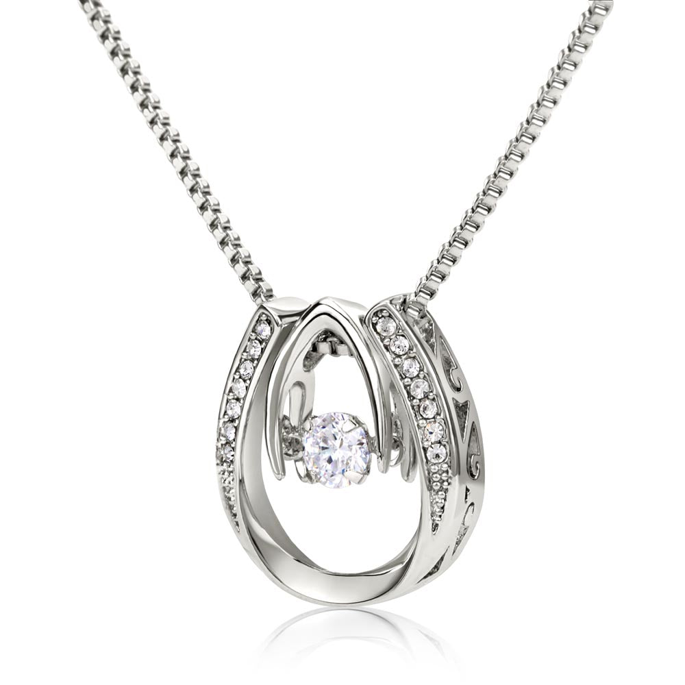 My Lovely Bonus Daughter-Lucky In Love Necklace