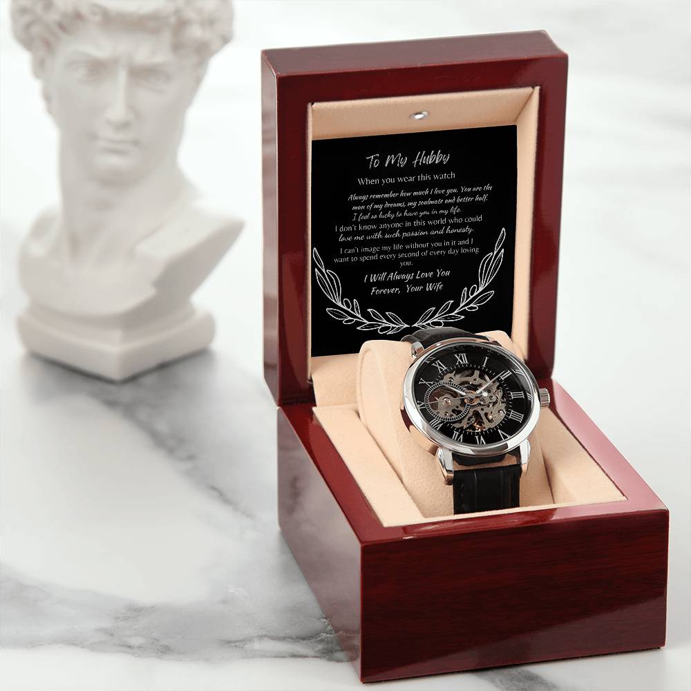 TO MY HUBBY| CLASSIC TIMEPIECE WATCH