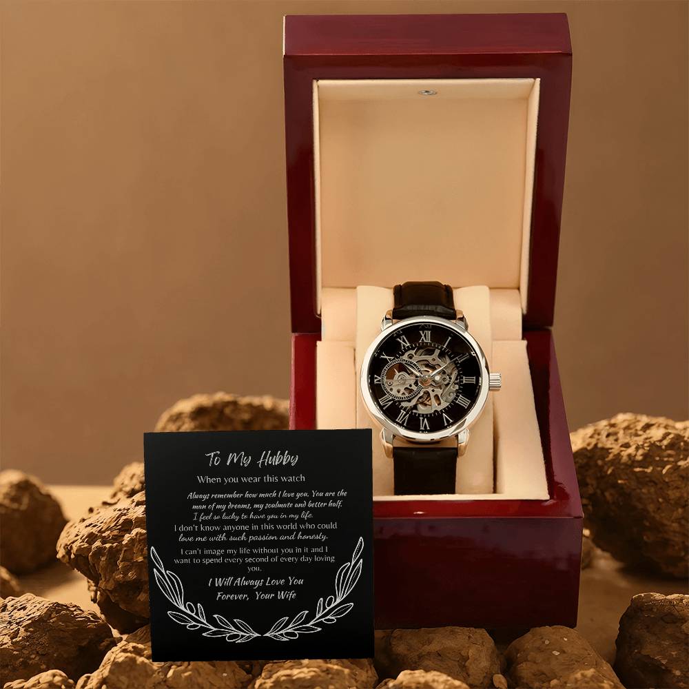 TO MY HUBBY| CLASSIC TIMEPIECE WATCH