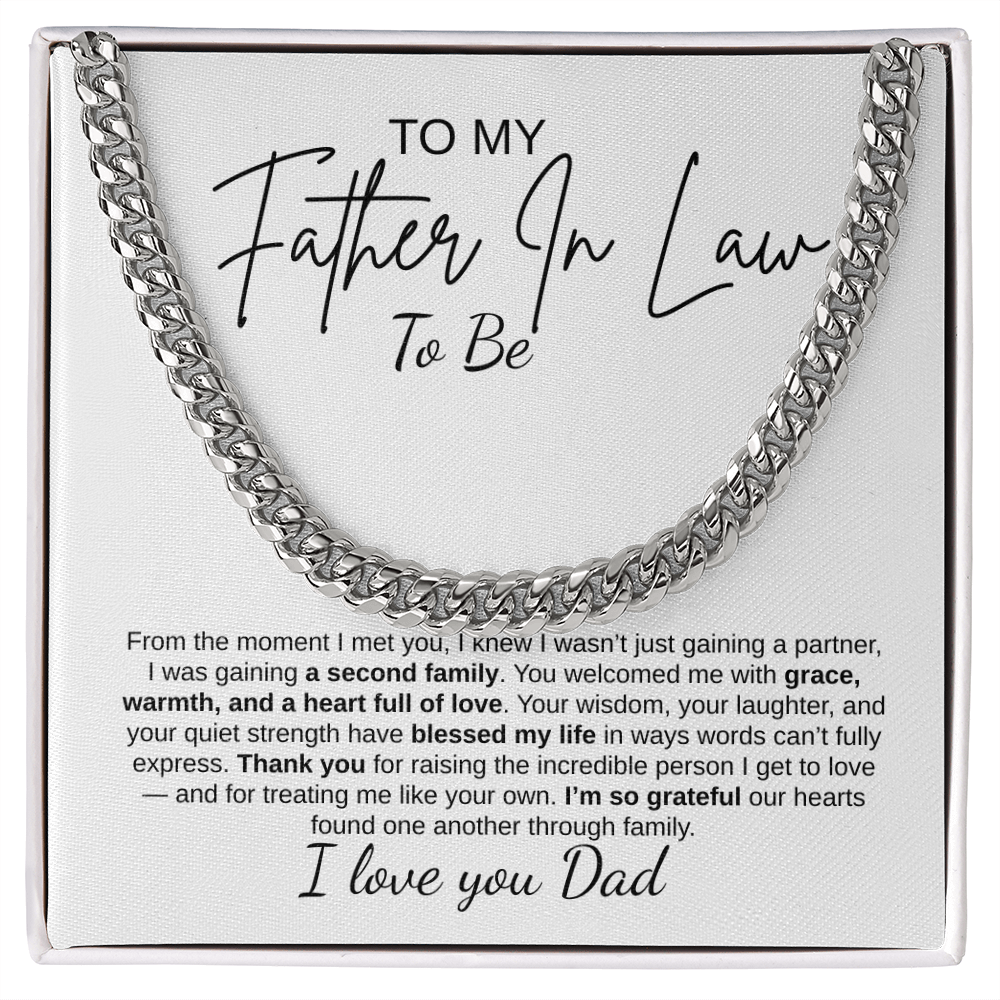 To My Father In Law To Be | I Love You Dad