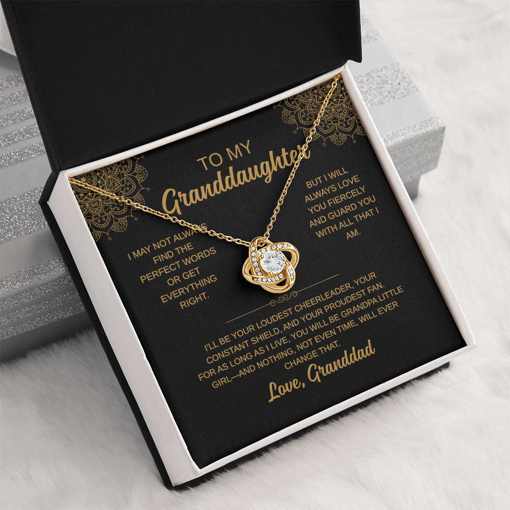 To My Granddaughter | You Can Always Count On Me