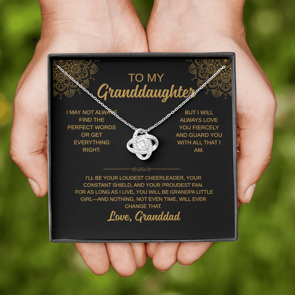 To My Granddaughter | You Can Always Count On Me
