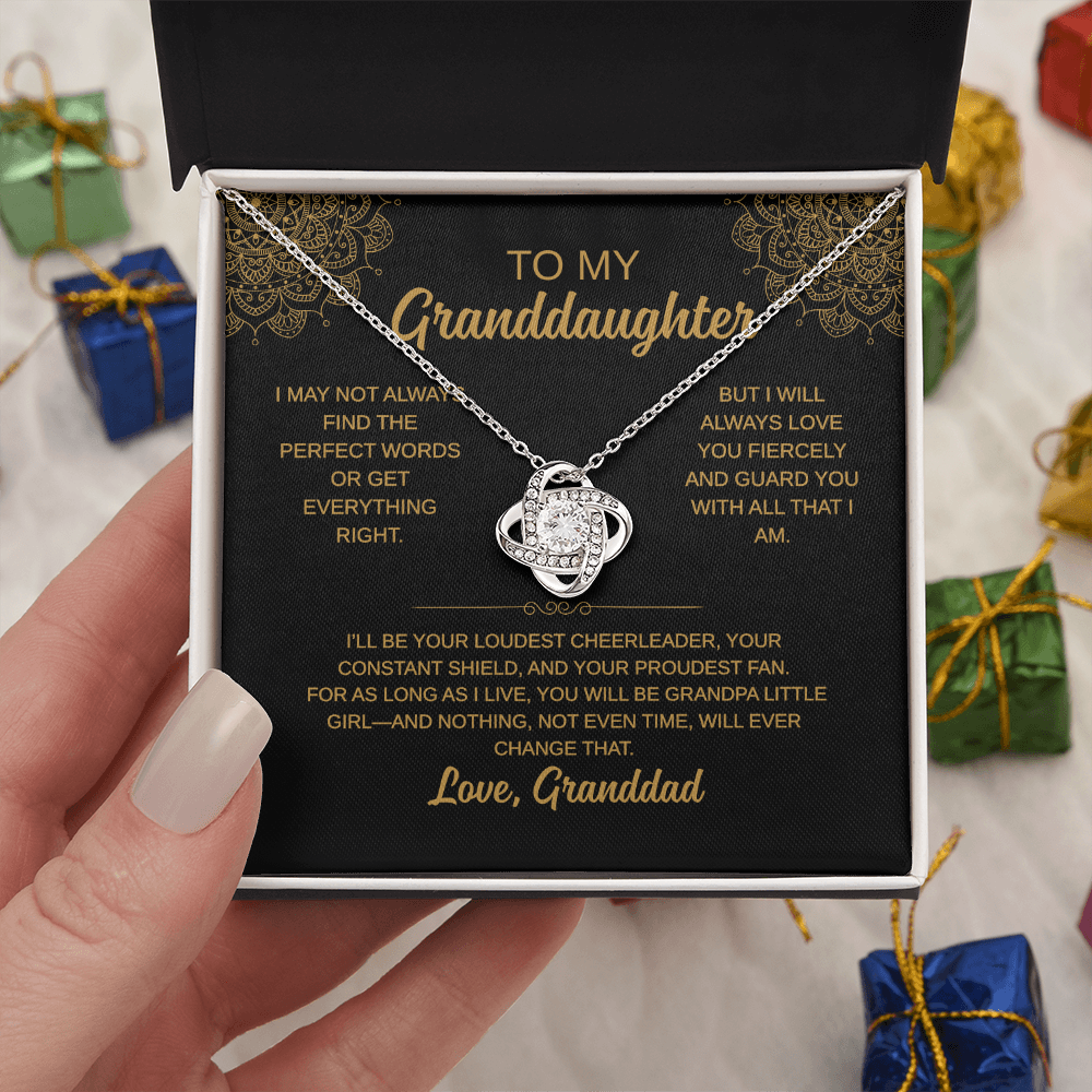 To My Granddaughter | You Can Always Count On Me