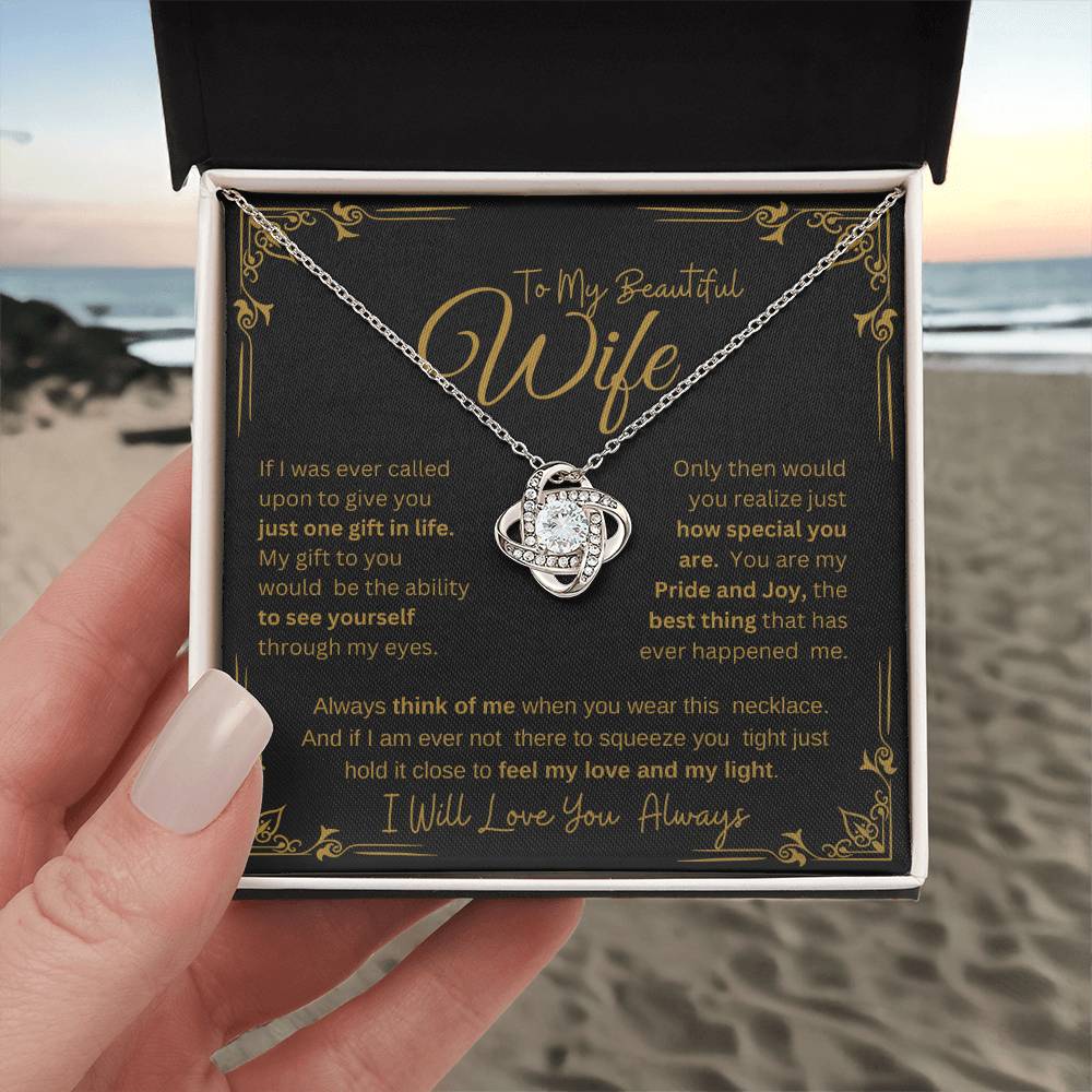I WILL ALWAYS LOVE YOU FOREVER | KNOT NECKLACE