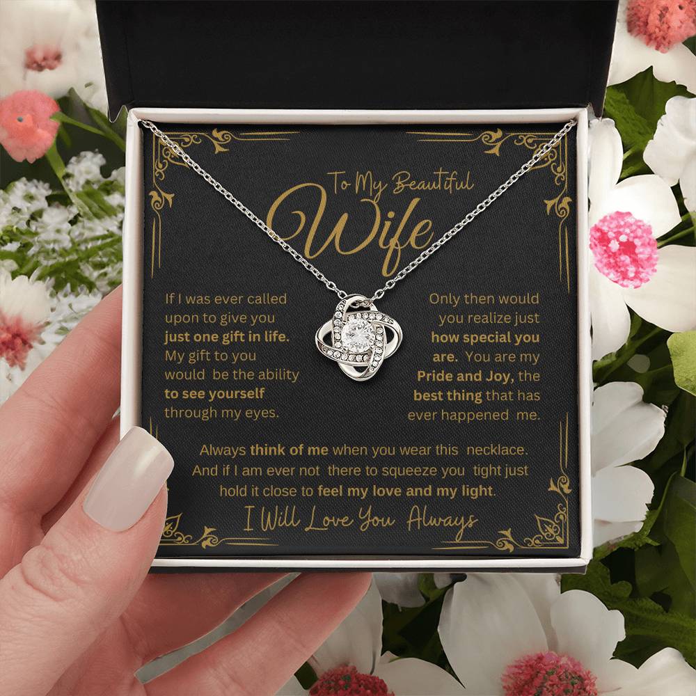 I WILL ALWAYS LOVE YOU FOREVER | KNOT NECKLACE