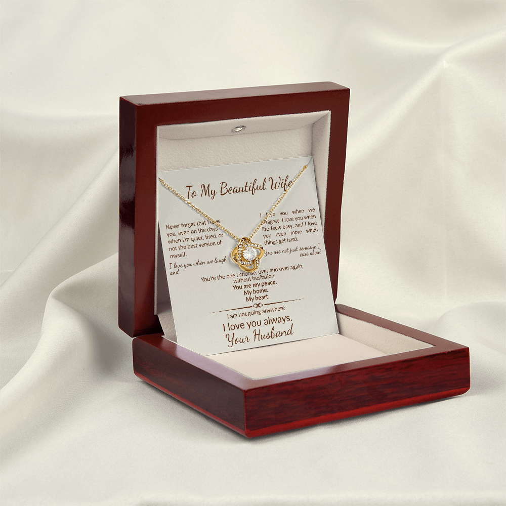 Never Forget That I Love You-Gift to My Wife
