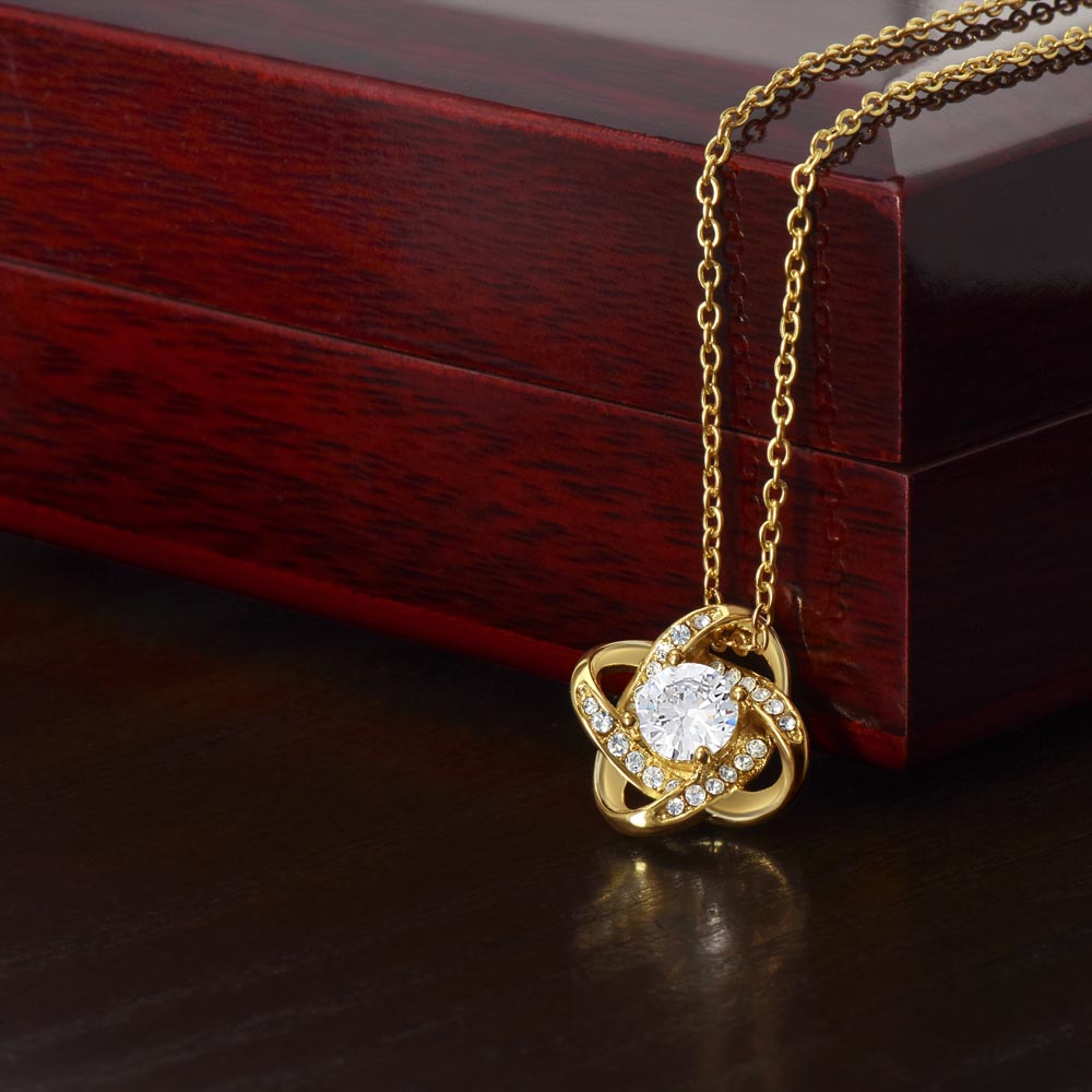 I WILL ALWAYS LOVE YOU FOREVER | KNOT NECKLACE