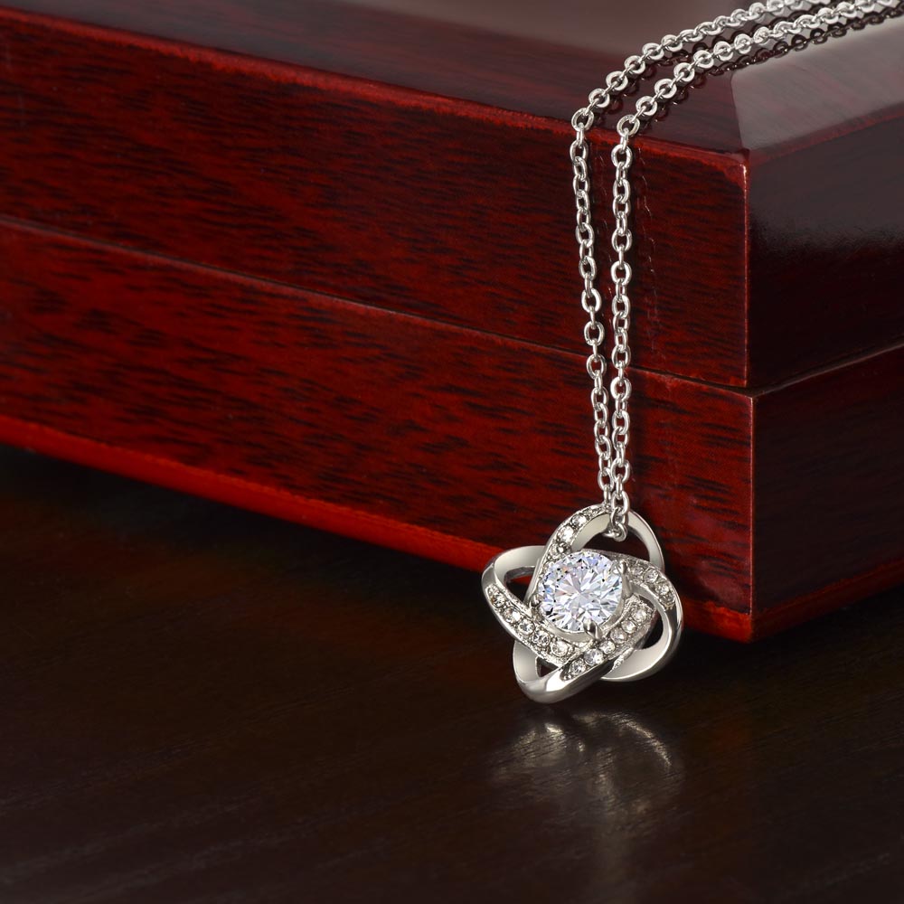 I'M SORRY AND WANT TO MAKE IT RIGHT LOVE KNOT NECKLACE