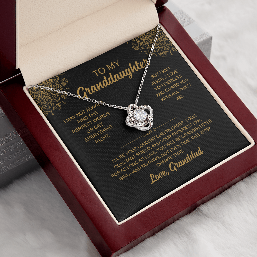 To My Granddaughter | You Can Always Count On Me