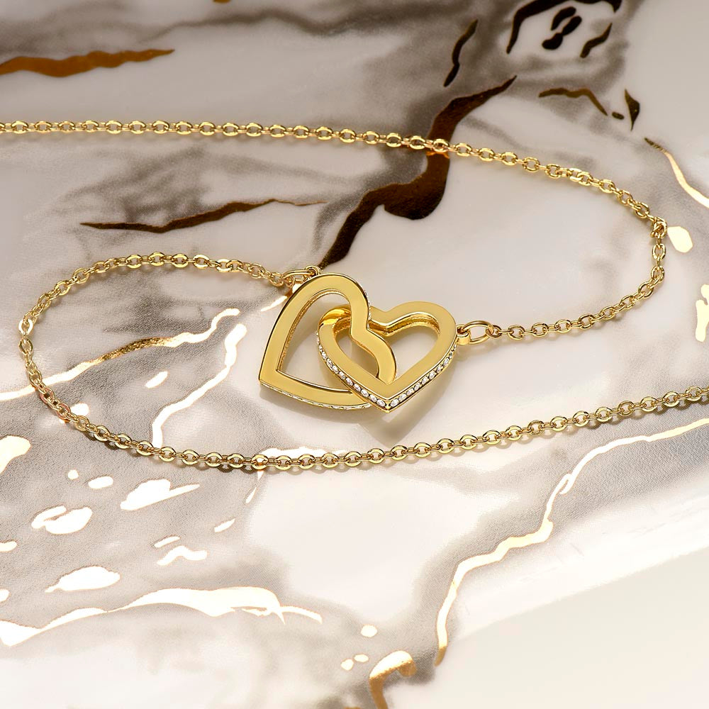 My Beautiful Mom To Be | Interlocking Hearts Necklace
