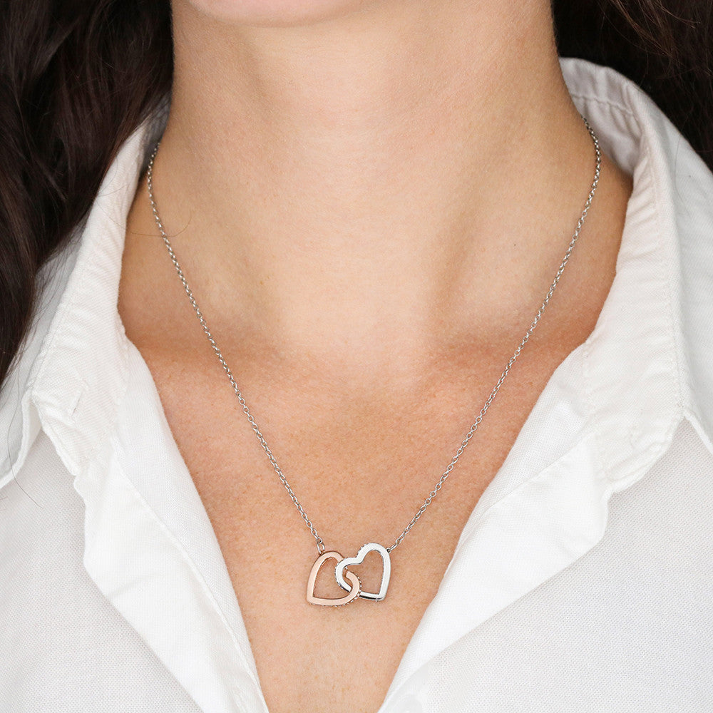 My Beautiful Mom To Be | Interlocking Hearts Necklace