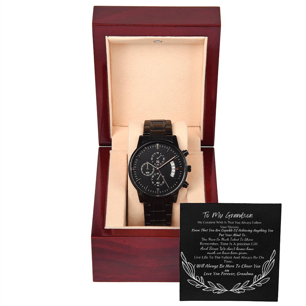 TO MY GRANDSON | LUXURY TIME PIECE WATCH