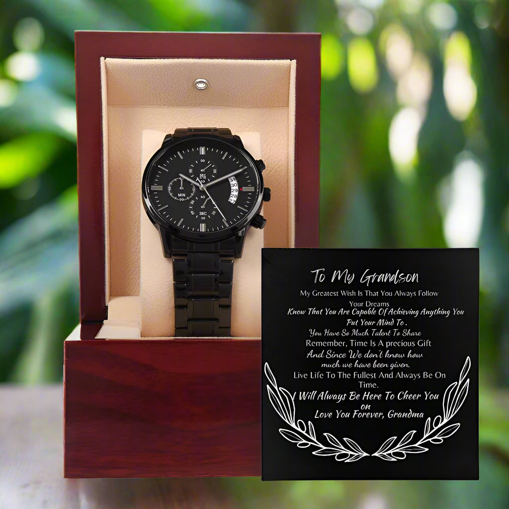 TO MY GRANDSON | LUXURY TIME PIECE WATCH