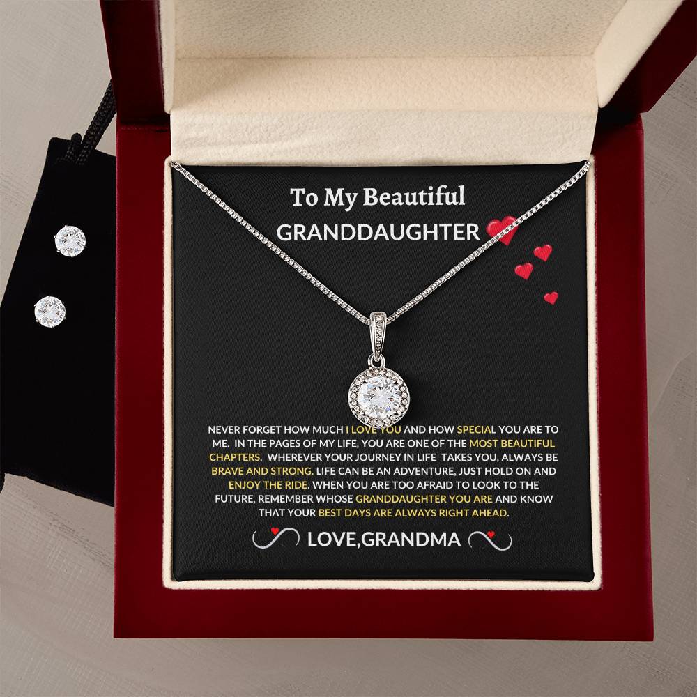 I Love You Granddaughter| Elegant Necklace