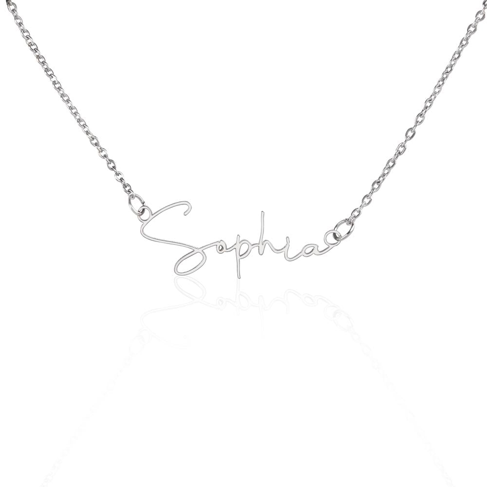 To My Bestie| Personalized Name Necklace