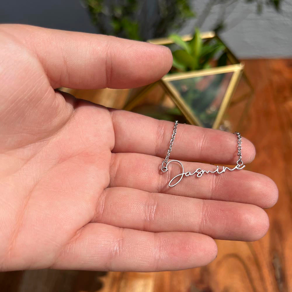 To My Amazing Daughter- Personalized Name Necklace