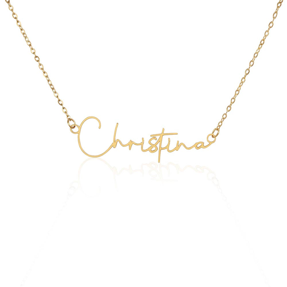 To My Amazing Daughter- Personalized Name Necklace