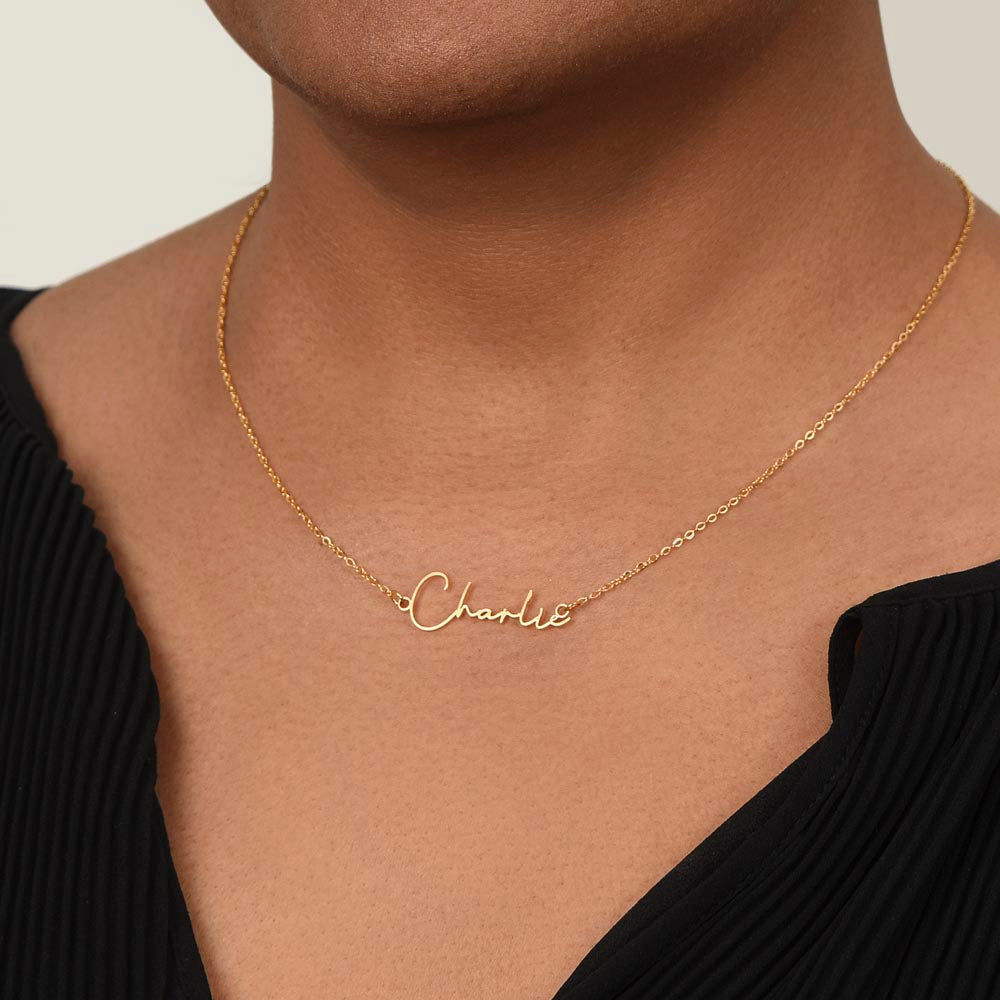 To My Amazing Daughter- Personalized Name Necklace