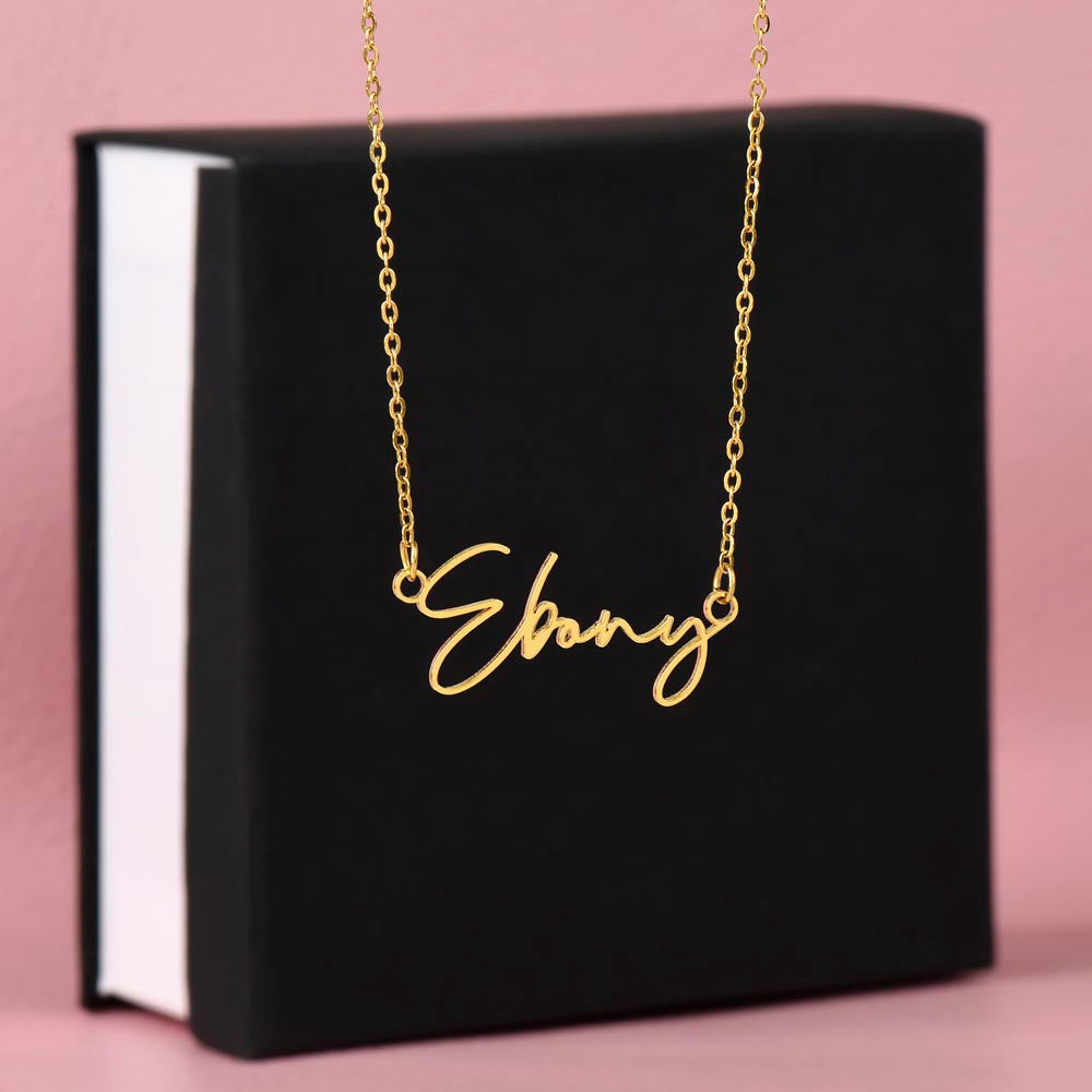 Personalized Name Necklace |To My Beautiful Daughter