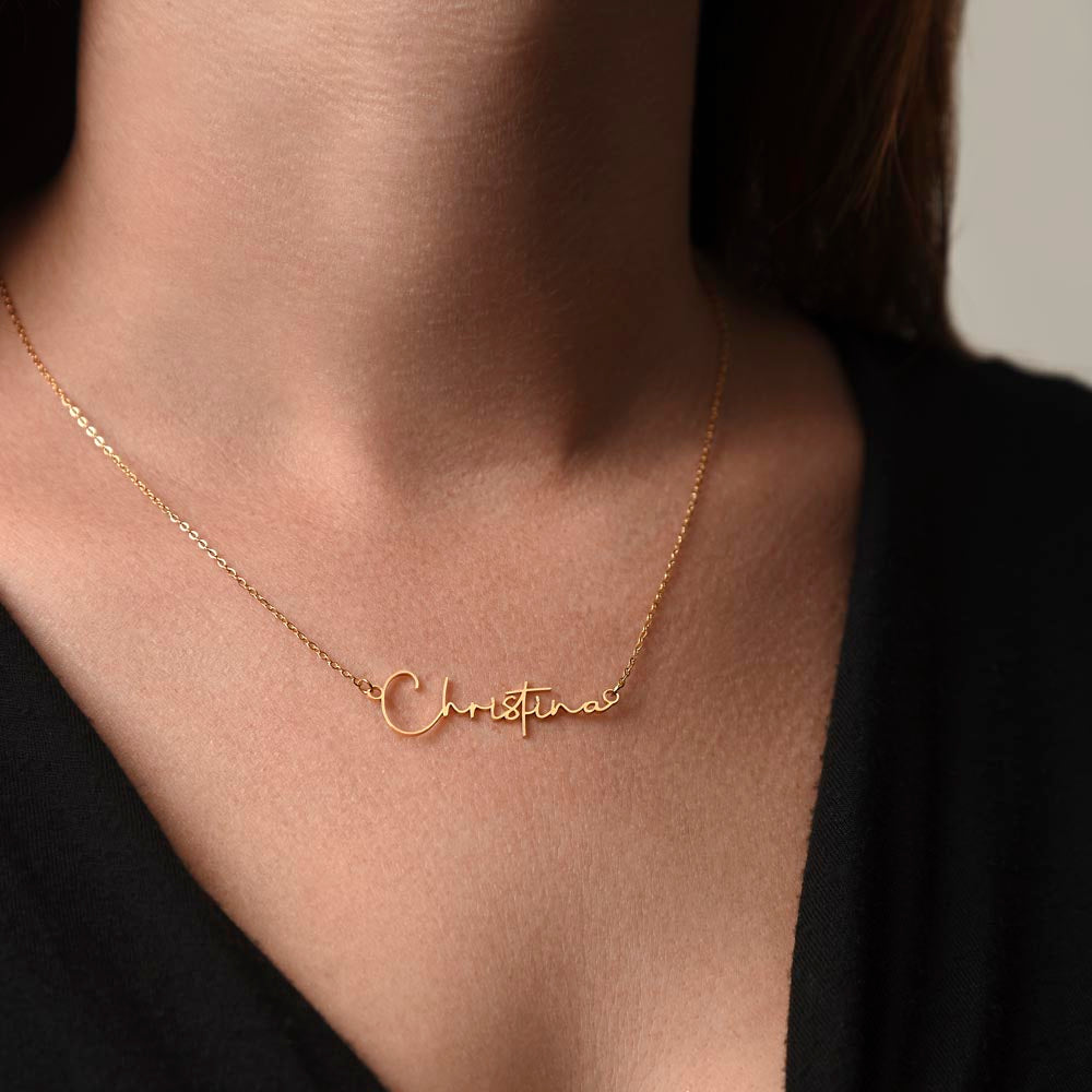 To My Amazing Daughter- Personalized Name Necklace