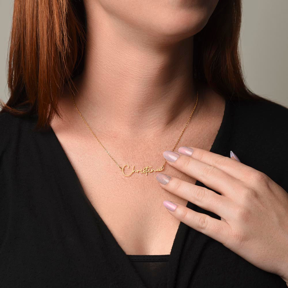 To My Bestie| Personalized Name Necklace