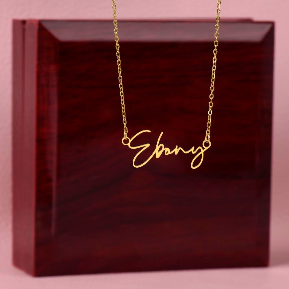Personalized Name Necklace |To My Beautiful Daughter