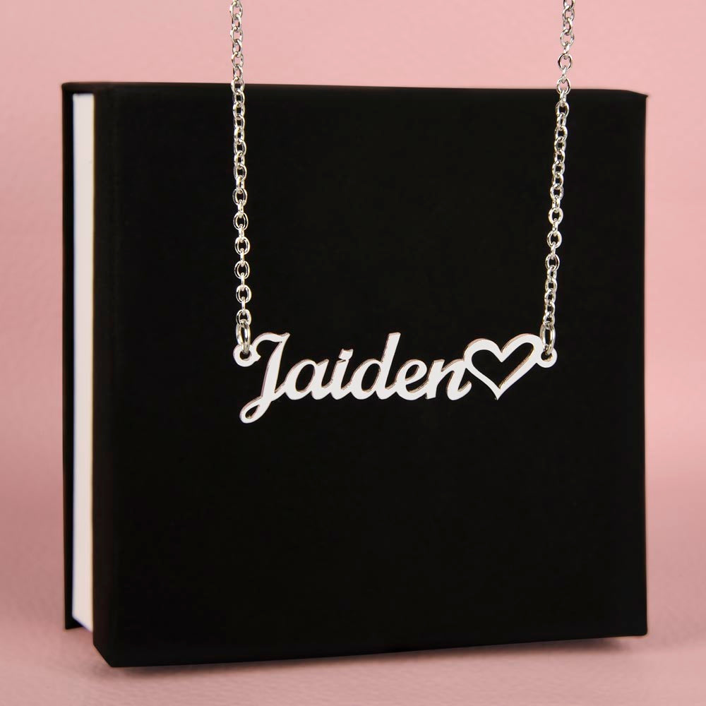 My Amazing Daughter -Personalized Heart Necklace
