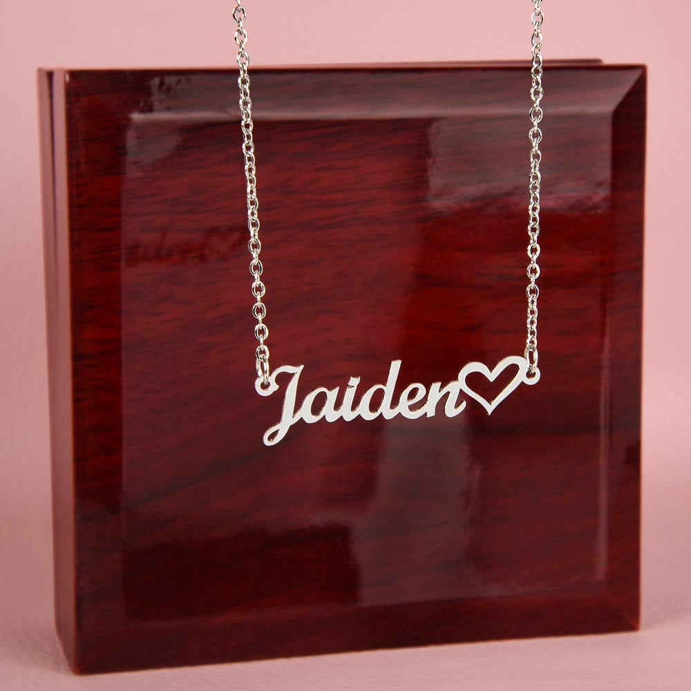 My Amazing Daughter -Personalized Heart Necklace